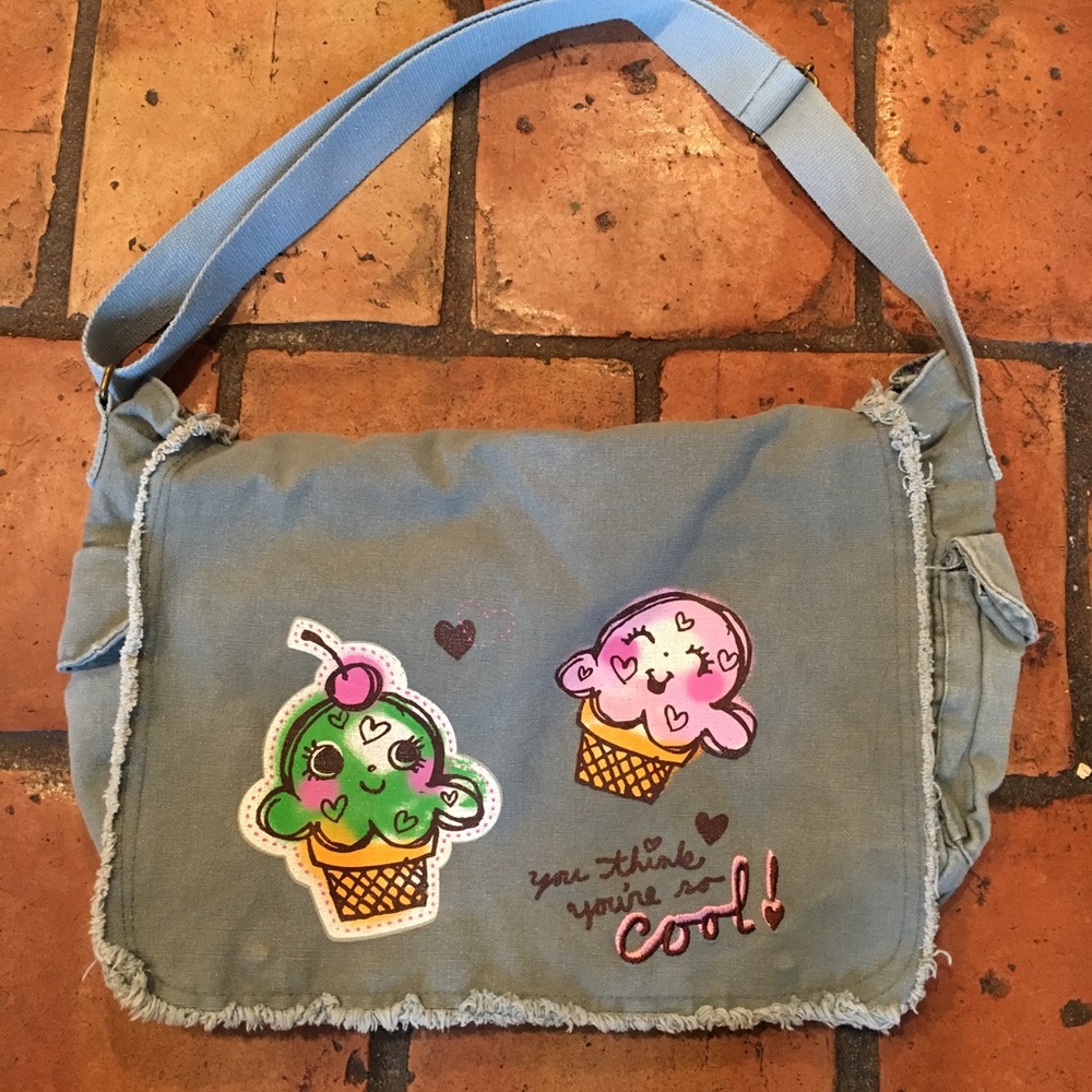 Coolest Girls Bag w/ Icecream 🍦 print school/camp